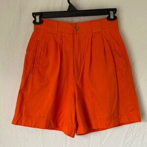 Vintage Palmetto’s 100% Cotton Orange Shorts Size 11